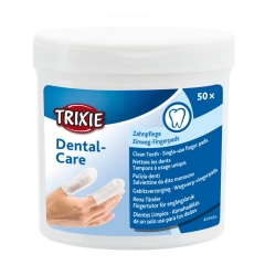 Trixie NAKŁADKI na palce do czyszczenia ZĘBÓW 50sz-7859