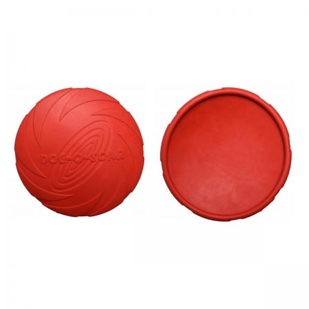 Pet-Nova DYSK GUMOWY Frisbee 22cm czerwony-7255