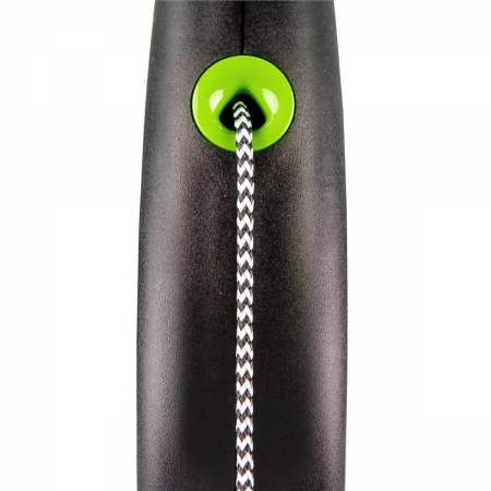 Flexi smycz BLACK DESIGN sznurek S 5m/12kg zielony-9714