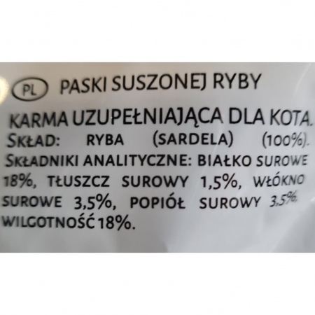 Hau&Miau przysmak dla KOTA paski RYBY 60g.-10325