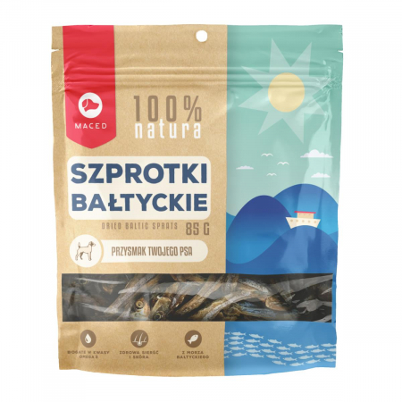 Maced naturalna suszona SZPROTKA BAŁTYCKA 85g.-12457