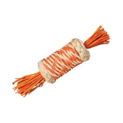 Zabawka dla gryzoni ROLKA ZE SZNURKÓW 18cm