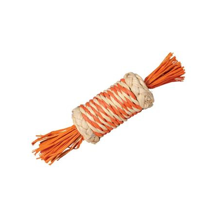 Zabawka dla gryzoni ROLKA ZE SZNURKÓW 18cm