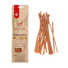 Maced przysmak dla psa Spaghetti z wieprzowiny 40g