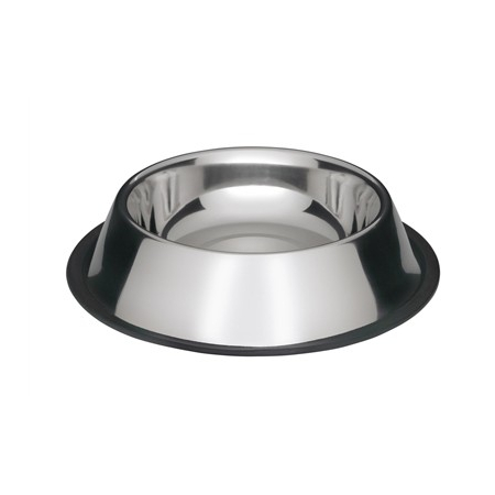 MISKA METALOWA dla psa  na gumie 0,70 l.