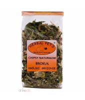 Herbal Pets chipsy naturalne dla gryzoni BROKUŁ-3005