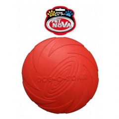 Pet-Nova DYSK GUMOWY Frisbee 22cm czerwony-7254