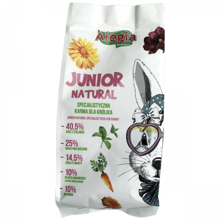 Alegia Junior Natural pokarm dla Królika 650g.-7500