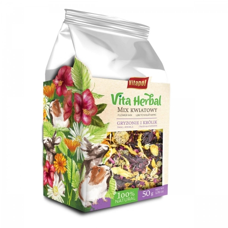 Vitapol HERBAL MIX KWIATOWY dla gryzoni 50g.-8943