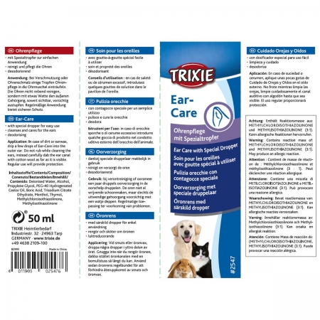 Trixie preparat do przemywania USZU psów i kotów -8991