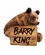 Barry King zabawka RUGBY na przysmaki 7,5cm beż-9099