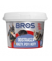 Bros ODSTRASZACZ krety psy koty 450ml. proszek-9441